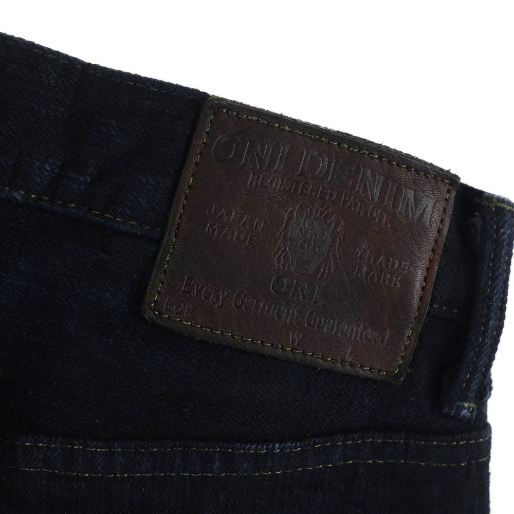 ONI DENIM(オニデニム) 17ozバンピーデニムジーンズ ブラック 277BUMPY-BLK
