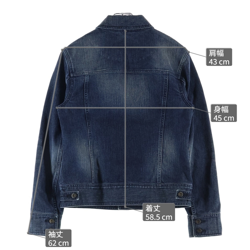 BURBERRY BLACK LABEL(バーバリー ブラックレーベル) 裏地ノヴァチェックデニムジャケット BMP18-217-28 インディゴ