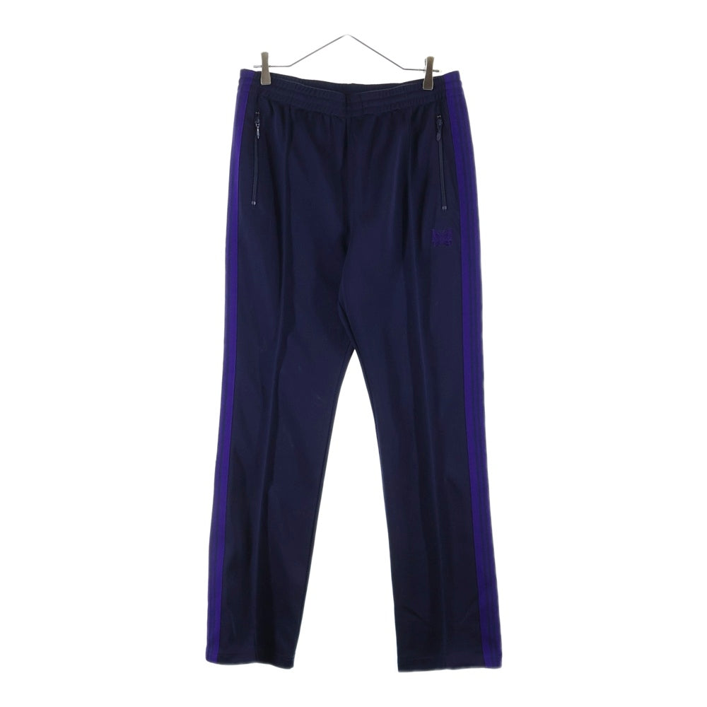 Needles(ニードルス) 23AW NARROW TRACK PANT POLY SMOOTH ポリ スムース ナロートラックパンツ ネイビー/パープル NS247