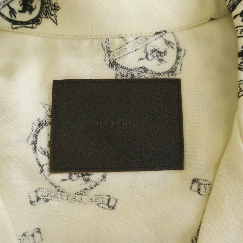 The Letters(ザレターズ) 24SS WESTERN PAJAMA SHIRT CROWN HARTS COW BOY FLANNEL COTTON スナップ ウエスタン LSBD-S0004C パジャマシャツ ベージュ