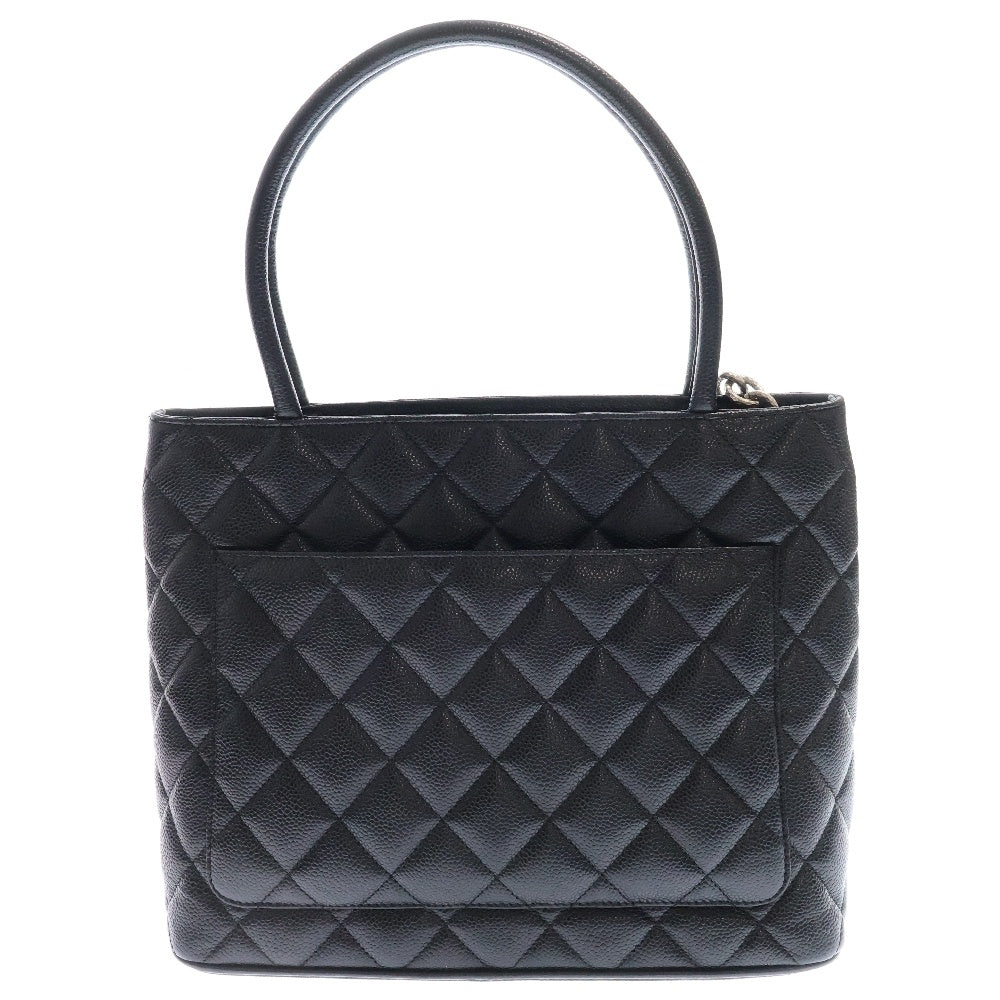 CHANEL(シャネル) 復刻トート マトラッセ キャビアスキン トートバッグ ブラック レディース