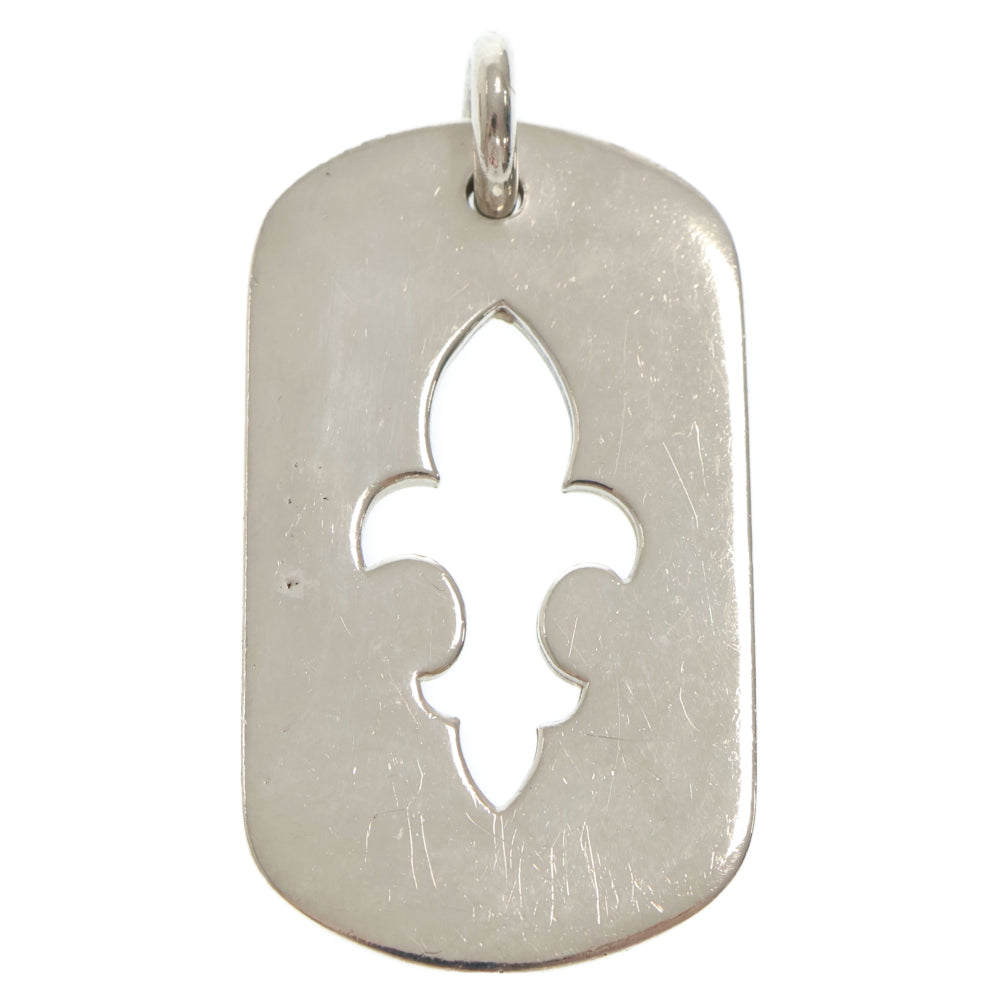 CHROME HEARTS(クロムハーツ) D TAG LRG CO CRS カットアウトクロスドッグタグ ラージ ペンダントトップ シルバー BCA239