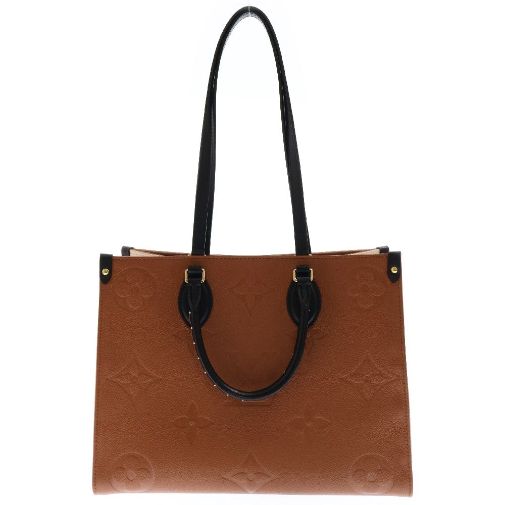 LOUIS VUITTON(ルイヴィトン) モノグラムアンプラント オンザゴーMM ワイルドアットハート 2WAY レザー トートバッグ ハンドバッグ ブラウン レディース M58521