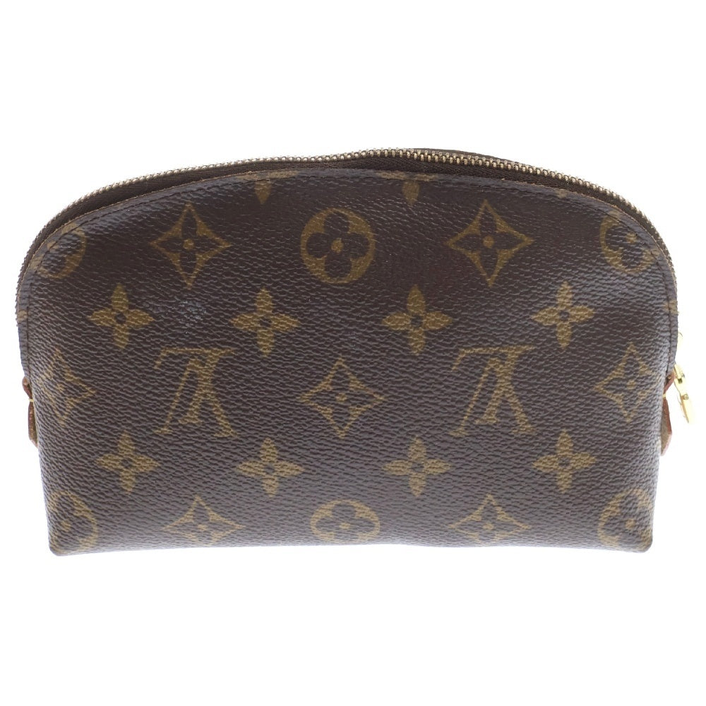LOUIS VUITTON(ルイヴィトン) モノグラム ポシェットコスメティックPM レザーポーチ ブラウン M47515