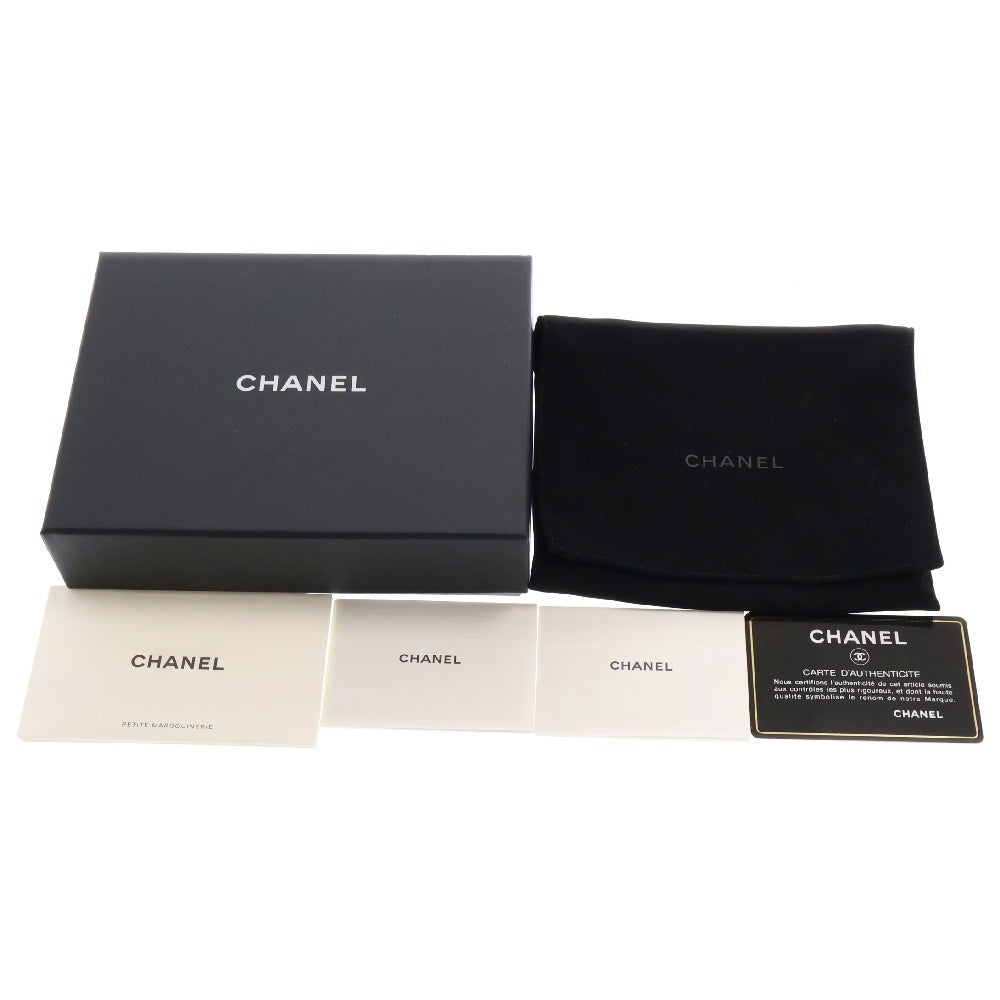 CHANEL(シャネル) マトラッセ チェーンクラッチ ウォレット ショルダーバッグ ボールチェーン グレー ラムスキン ゴールド金具 AP1628