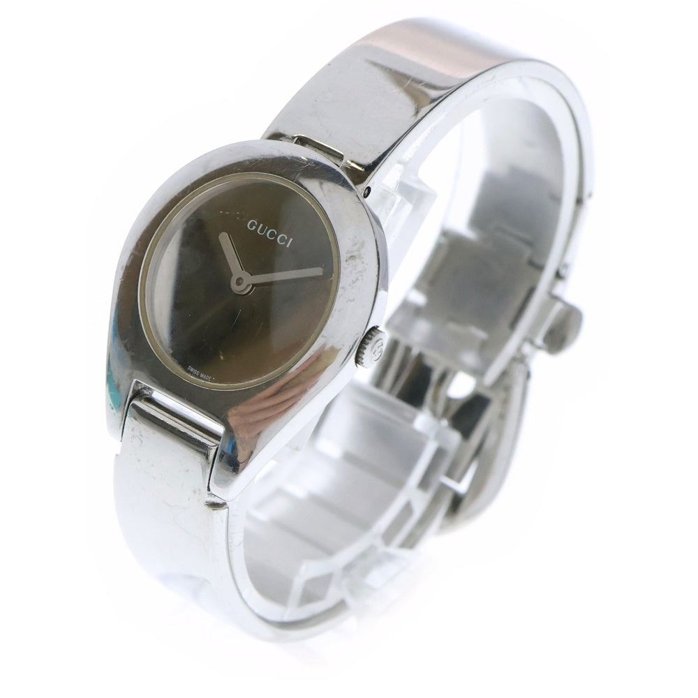 GUCCI(グッチ) 6700L バングルウォッチ シルバー文字盤 SS×QZ ステンレス クォーツ 腕時計