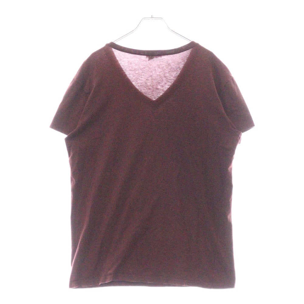 DIOR(ディオール) BEE 半袖VネックTシャツ ボルドー 263J631B0326