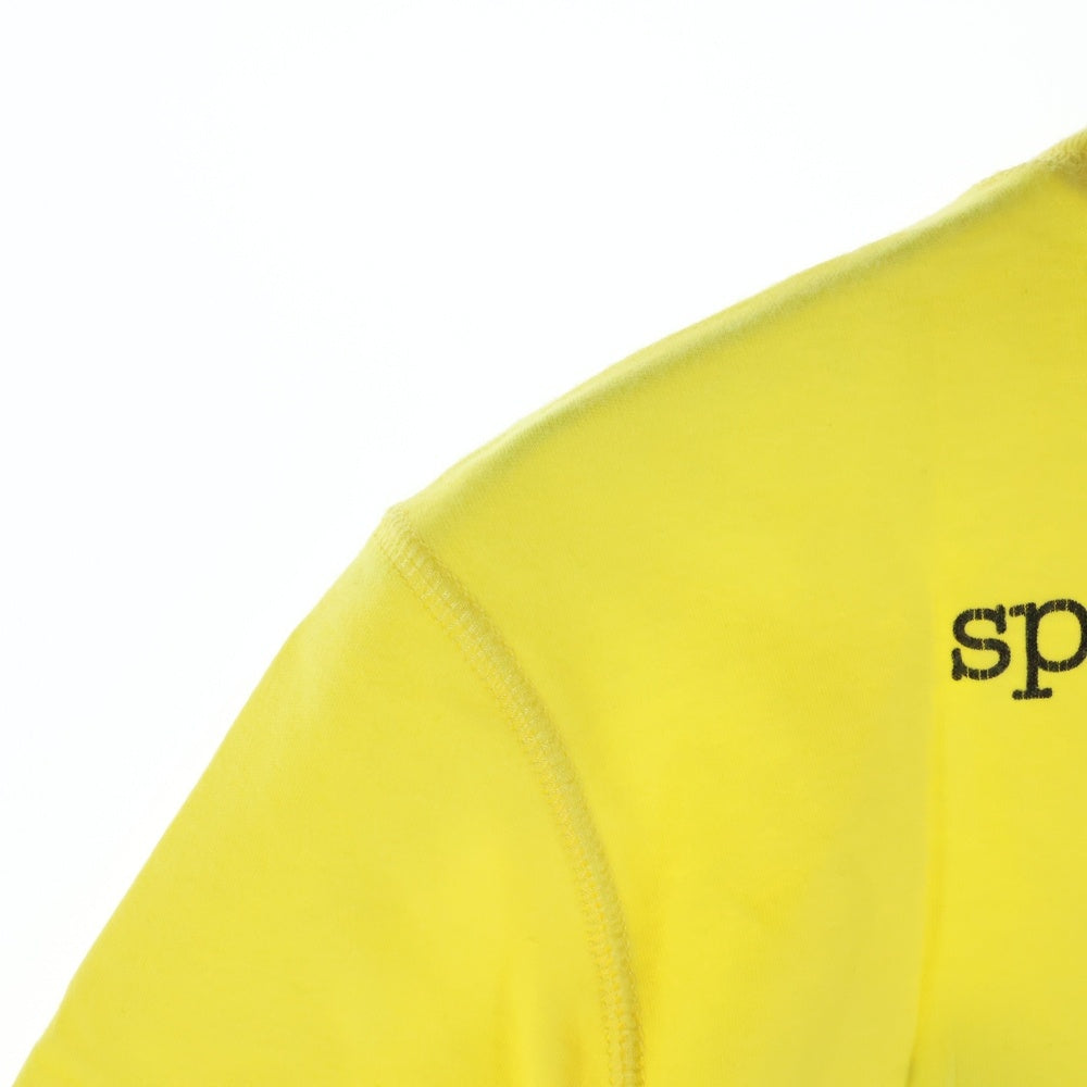 lucien pellat-finet(ルシアンペラフィネ) スカルプリント クルーネック 半袖Tシャツ カットソー イエロー