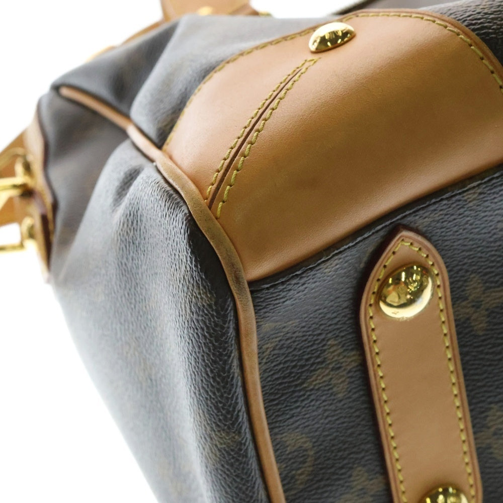 LOUIS VUITTON(ルイヴィトン) モノグラム レティーロPM 2WAYショルダーバッグ ハンドバッグ ボストンバッグ ゴールド金具 ブラウン PVC×レザー M40325