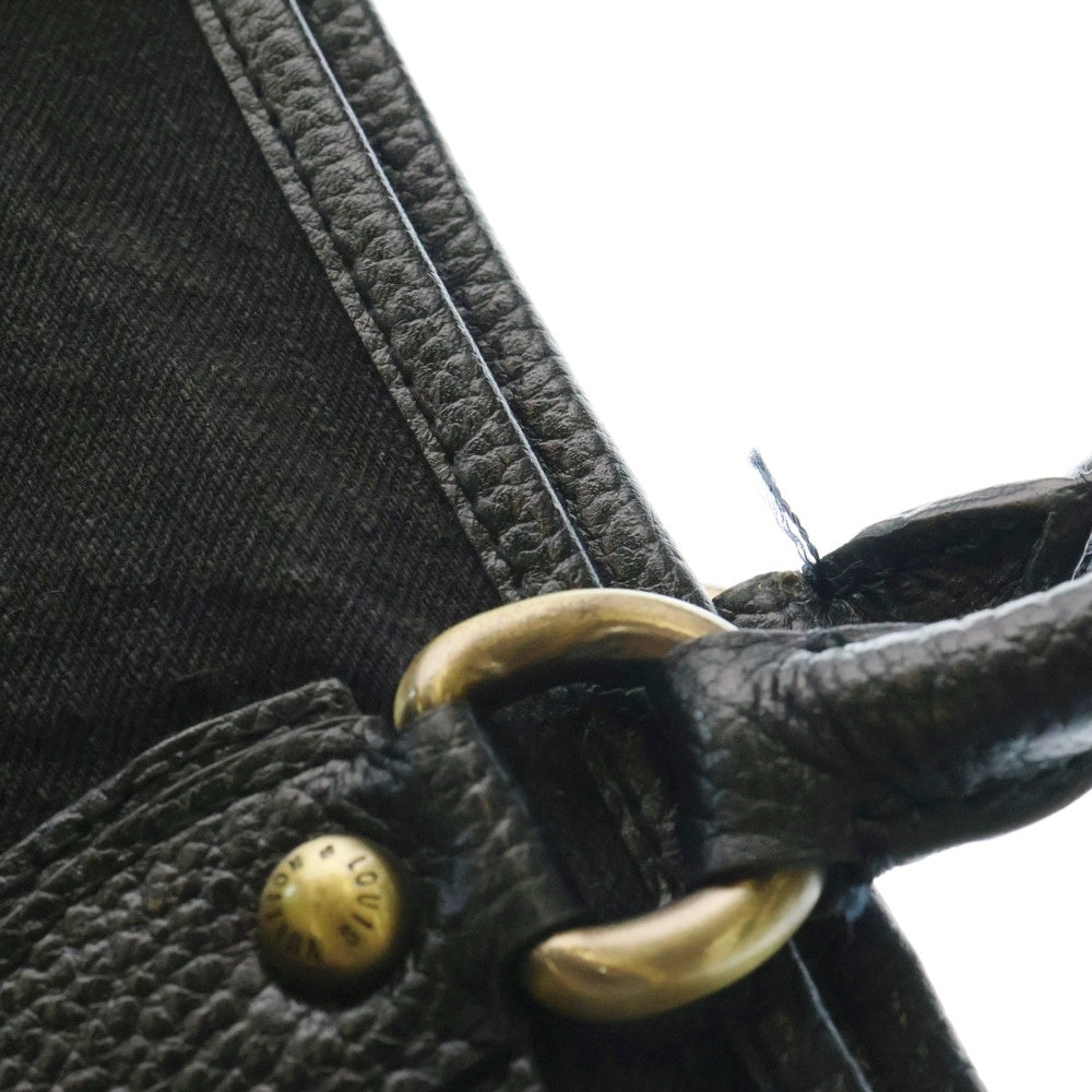 LOUIS VUITTON(ルイヴィトン) モノグラム・デニム ネオ・カビィMM 2WAY ショルダーバッグ ハンドバッグ ゴールド金具 ネイビー デニム×レザー M95351
