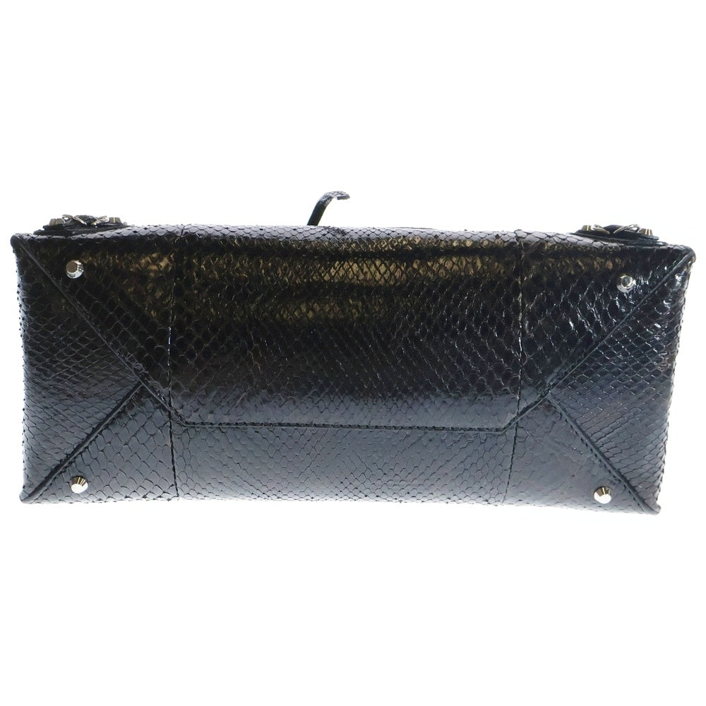 BALENCIAGA(バレンシアガ) ザ・ペーパー ミニ ハンドバッグ 2WAYバッグ ミニトートバッグ ショルダーバッグ ブラウン シルバー金具