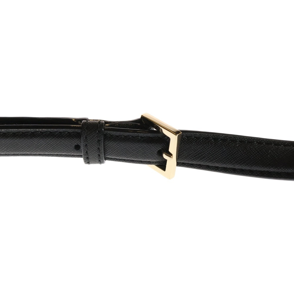 Kate Spade(ケイトスペード) ショルダーバッグ フラップ ショルダーポシェット ブラック ゴールド金具 レザー