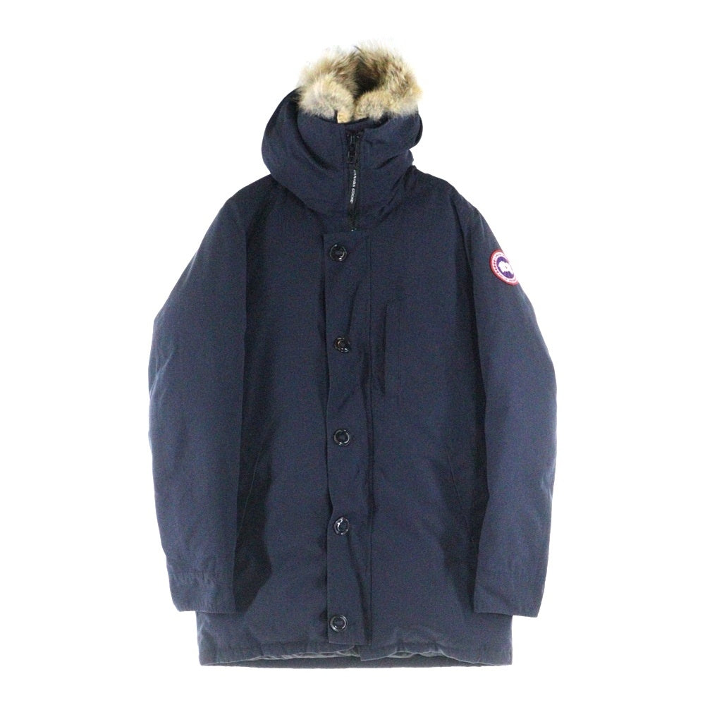CANADA GOOSE(カナダグース) JASPER PARKA ジャスパー パーカー ファーフーデッド ジップアップ ダウンジャケット ネイビー 3438JM
