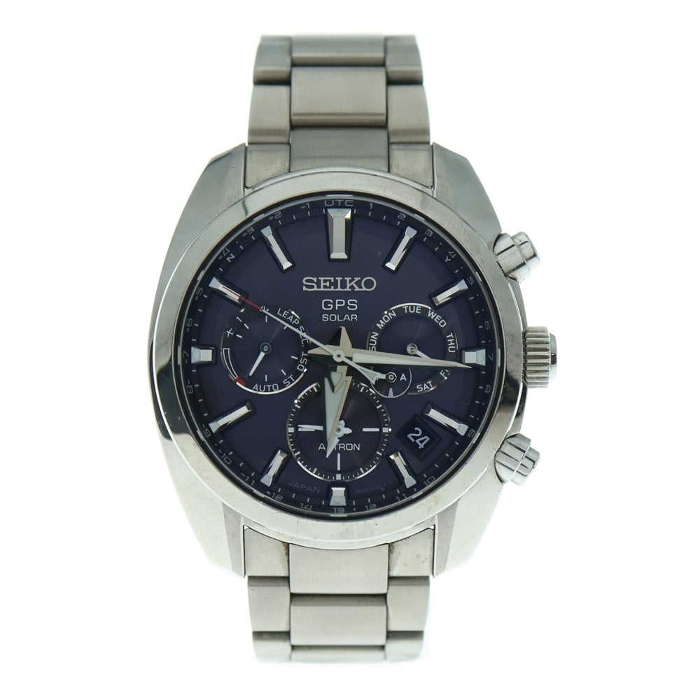 SEIKO(セイコー) SBXC021 アストロン 黒文字盤 シルバー SS/ソーラー ステンレス 腕時計