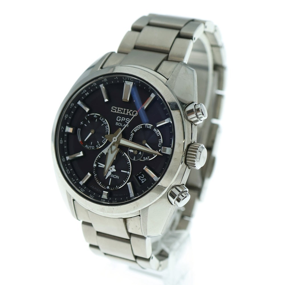 SEIKO(セイコー) SBXC021 アストロン 黒文字盤 シルバー SS/ソーラー ステンレス 腕時計