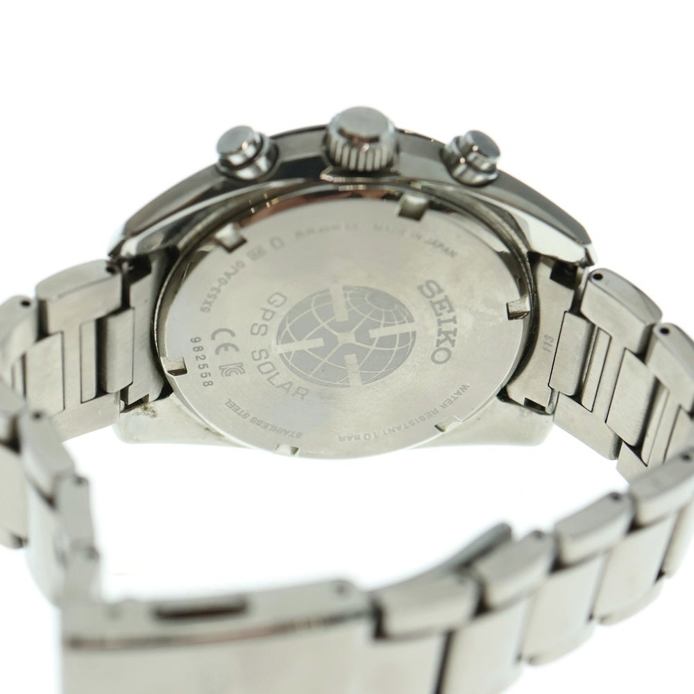 SEIKO(セイコー) SBXC021 アストロン 黒文字盤 シルバー SS/ソーラー ステンレス 腕時計
