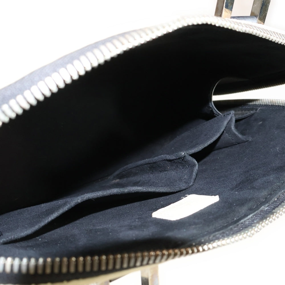 LOUIS VUITTON(ルイヴィトン) アルマMM グラフィティ レザー ハンドバッグ シルバー金具 ホワイト/ブラック M92179