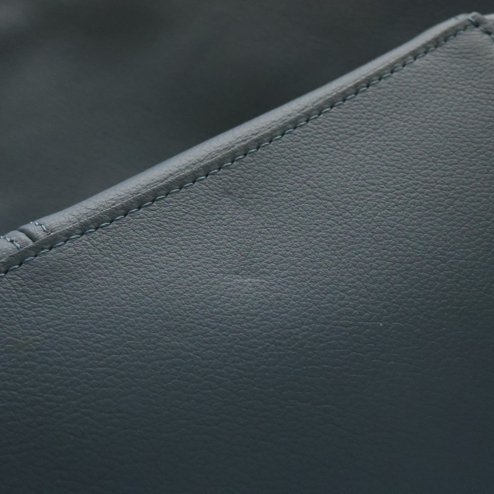 DELVAUX(デルボー) So Cool ワンショルダーバッグ ハンドバッグ ライトブルー シルバー金具 レザー