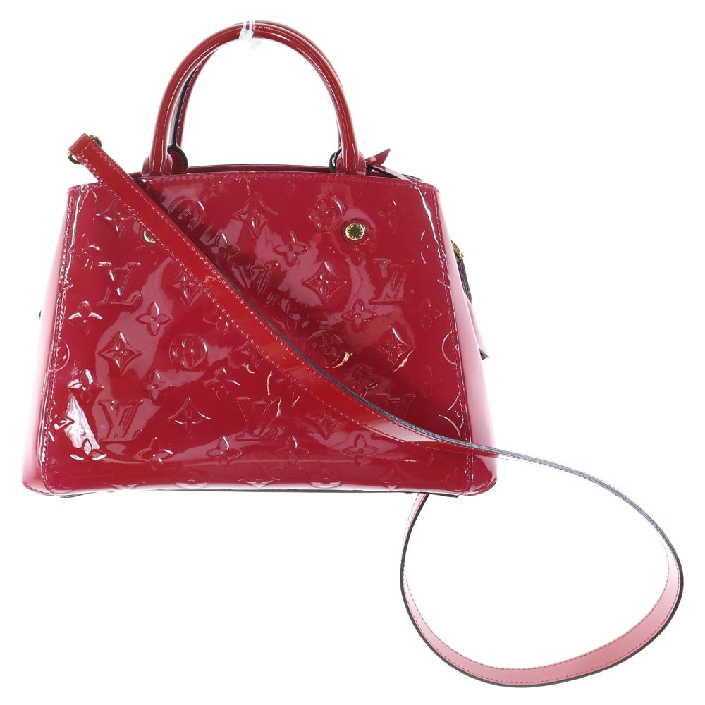 LOUIS VUITTON(ルイヴィトン) ヴェルニ モンテーニュBB 2wayショルダーバッグ ハンドバッグ ローズアンディアン パテント M50172