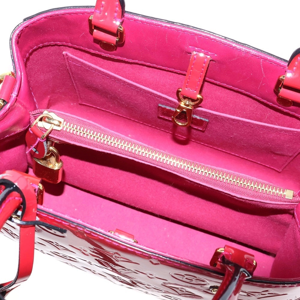LOUIS VUITTON(ルイヴィトン) ヴェルニ モンテーニュBB 2wayショルダーバッグ ハンドバッグ ローズアンディアン パテント M50172