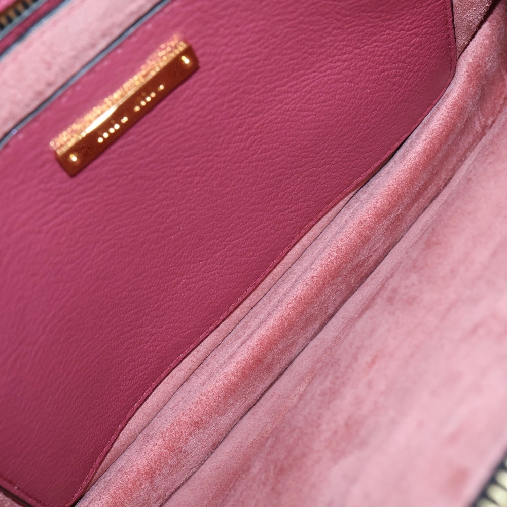 miumiu(ミュウミュウ) マドラス 2WAYハンドバッグ ショルダーバッグ ゴールド金具 ピンク レザー RN1104