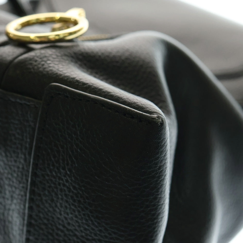 SEE BY CHLOE(シーバイクロエ) リュックサック バックパック ショルダーバッグ ブラック レザー ゴールド金具