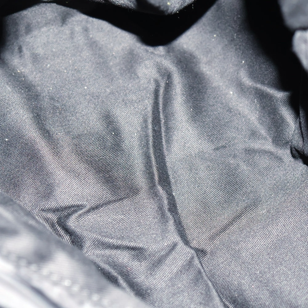 SEE BY CHLOE(シーバイクロエ) トートバッグ ハンドバッグ 巾着バッグ ブラック レザー×ナイロン ゴールド金具