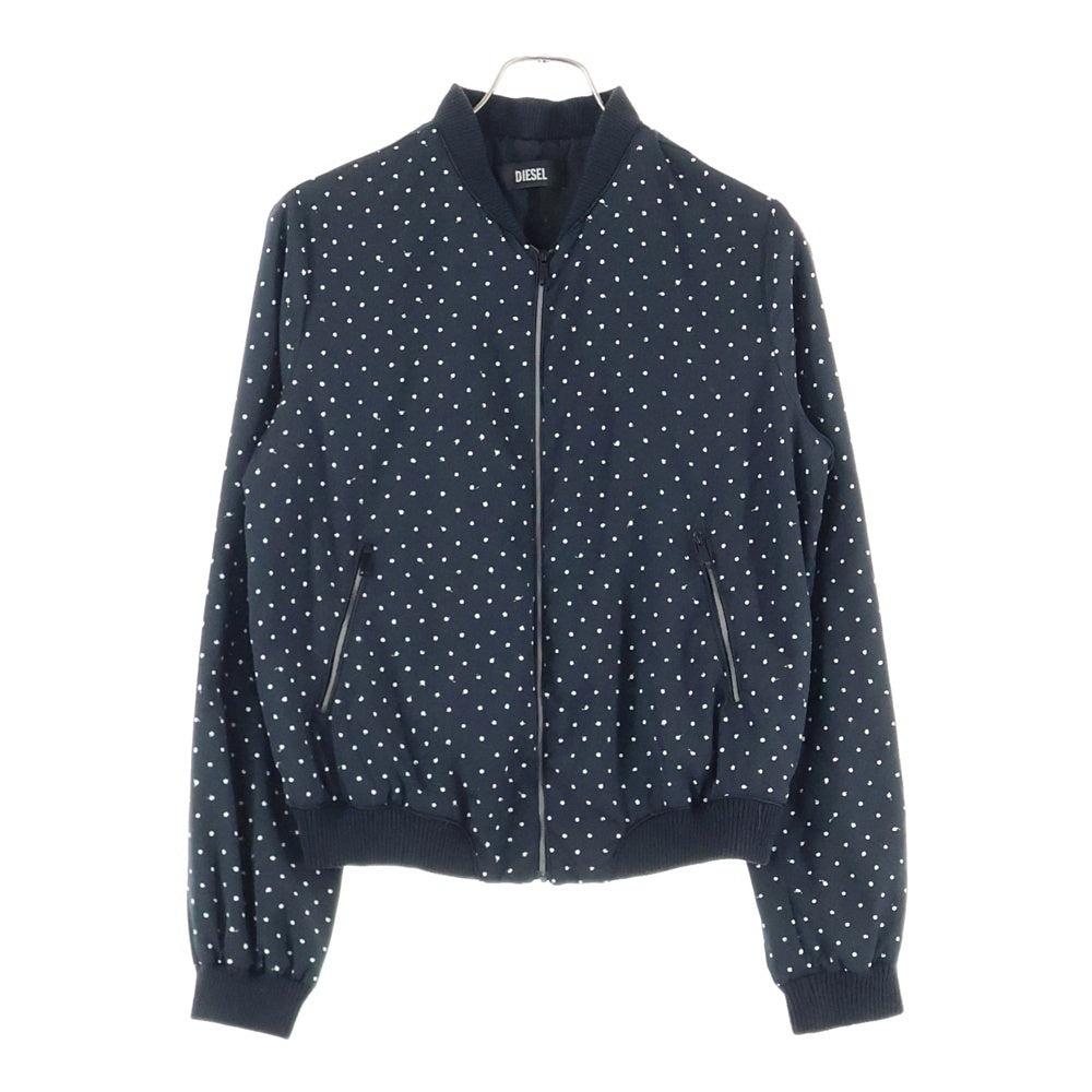 DIESEL(ディーゼル) ドット柄 長袖ブルゾン ライトアウター ブラック