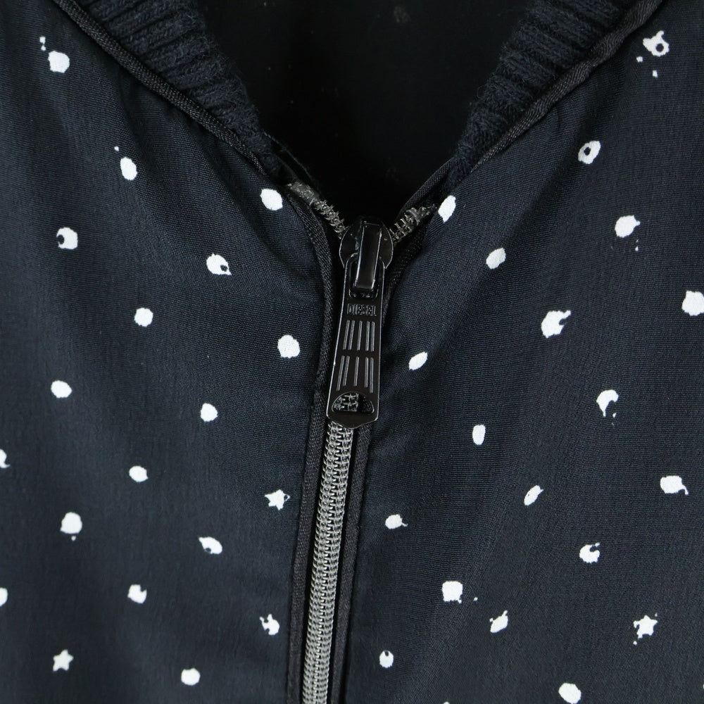 DIESEL(ディーゼル) ドット柄 長袖ブルゾン ライトアウター ブラック