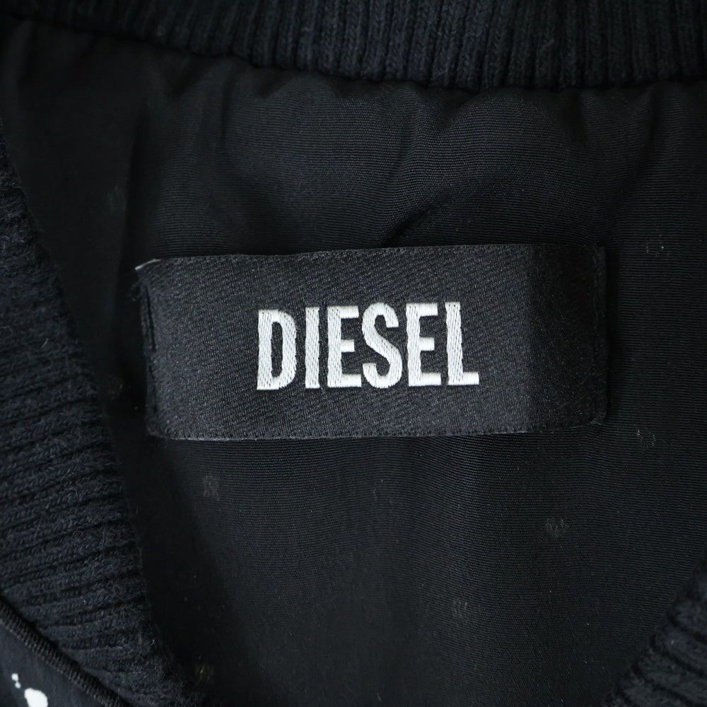 DIESEL(ディーゼル) ドット柄 長袖ブルゾン ライトアウター ブラック