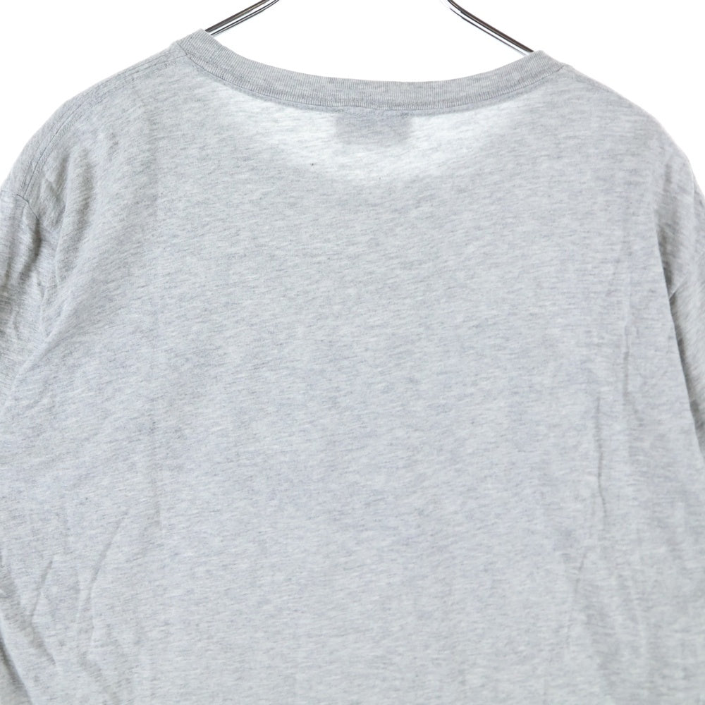 DIESEL(ディーゼル) フロントプリント コットン半袖シャツ グレー