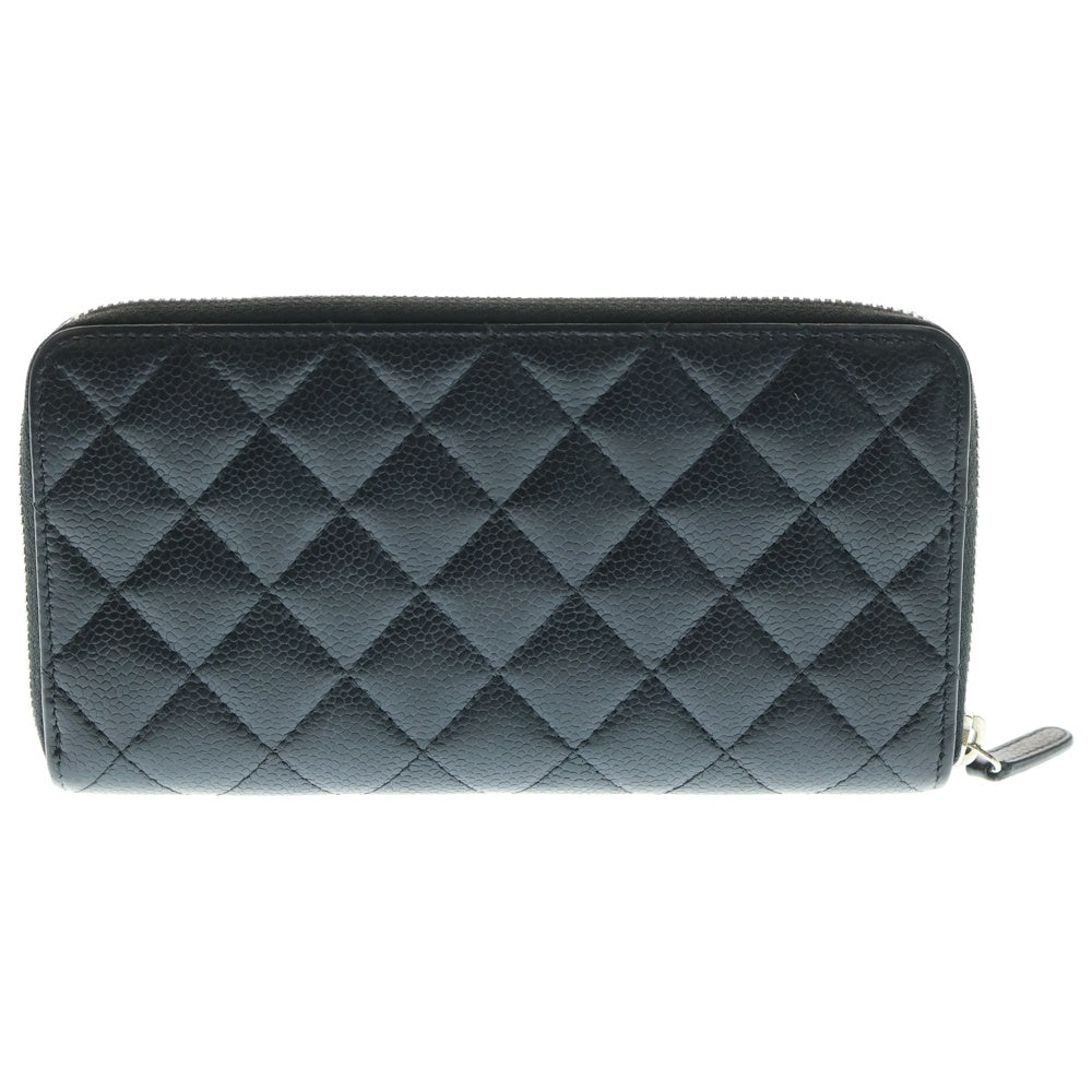 CHANEL(シャネル) マトラッセ ココマーク ラウンドファスナー長財布