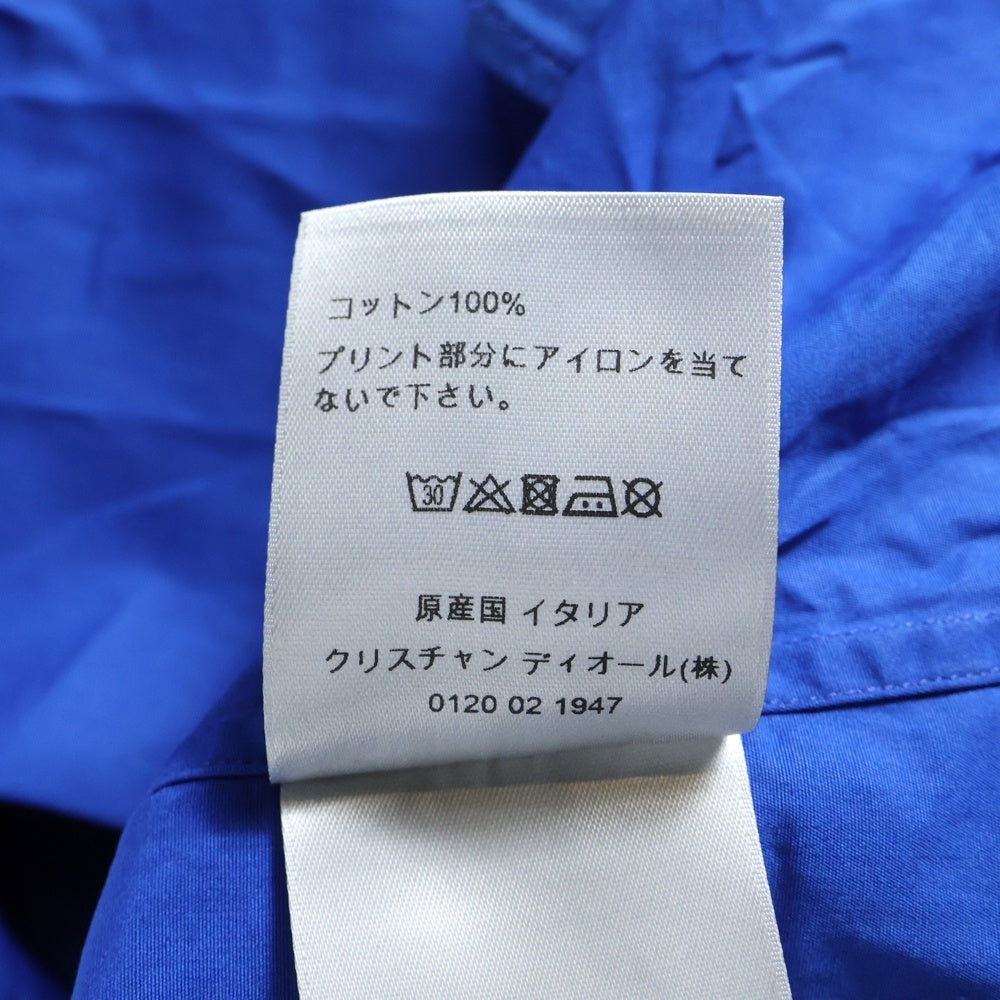 DIOR(ディオール) 17AW NEWAVE ニューウェーブ 長袖シャツ ブルー 433C529I7880