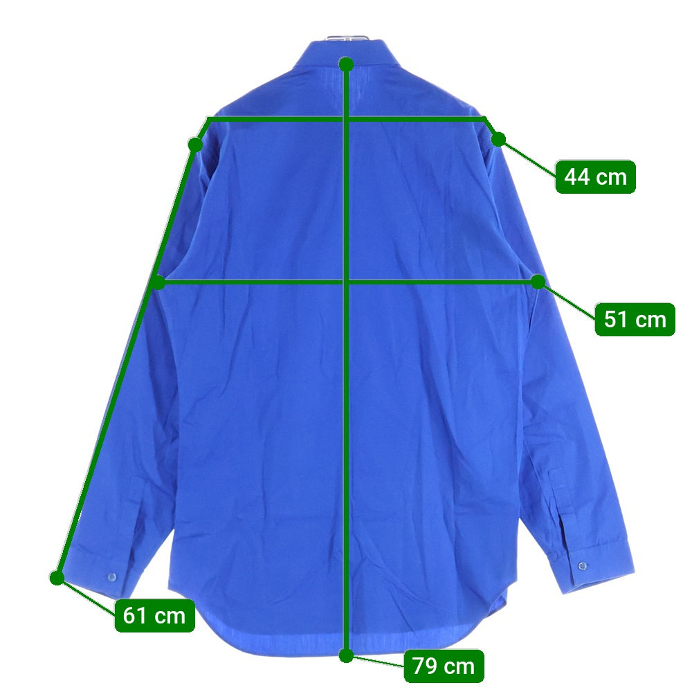 DIOR(ディオール) 17AW NEWAVE ニューウェーブ 長袖シャツ ブルー 433C529I7880