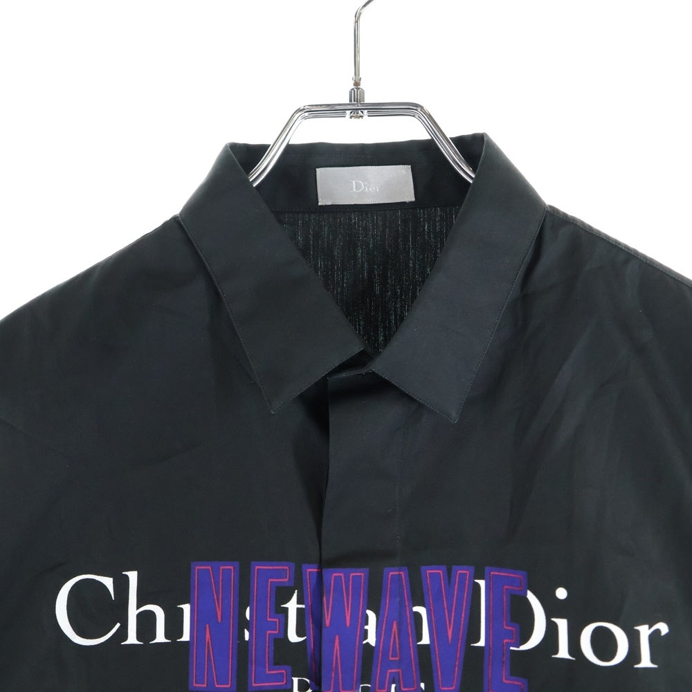 DIOR(ディオール) 17AW NEWAVE ニューウェーブ 長袖シャツ ブラック