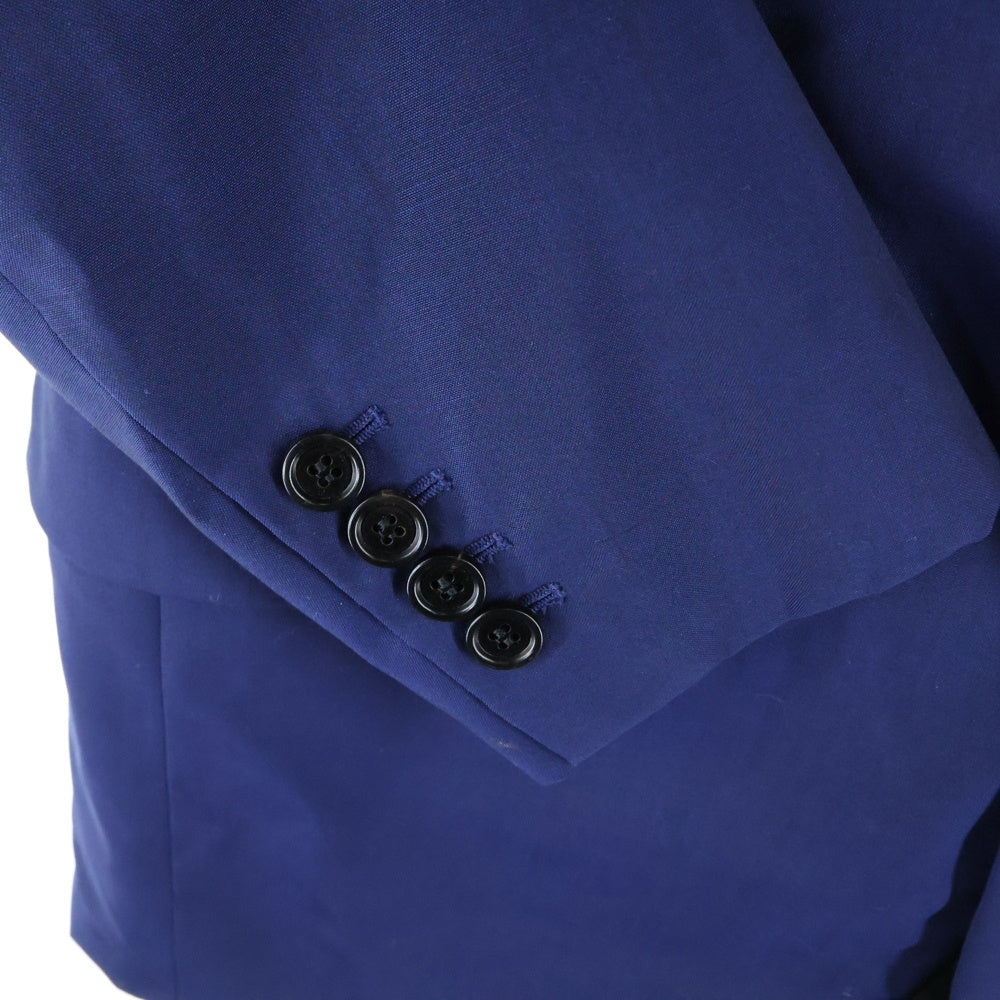 Dior HOMME(ディオールオム) セットアップスーツ ウール ナローラペル 2B テーラードジャケット ノータック スラックスパンツ ネイビー 633C720A3919