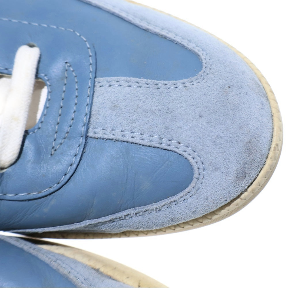 DIOR(ディオール) 25AW ×Shawn Stussy B01 ショーン ステューシー ロゴプリント BEE レザー レースアップ ローカットシューズ スニーカー ライトブルー