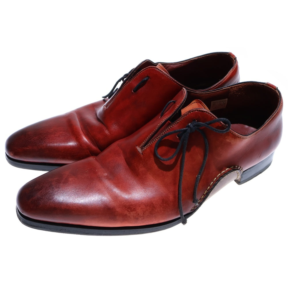 MAGNANNI(マグナーニ) オパンケ パティーヌ レザー レースアップ ローカット ドレス シューズ レッド 16620