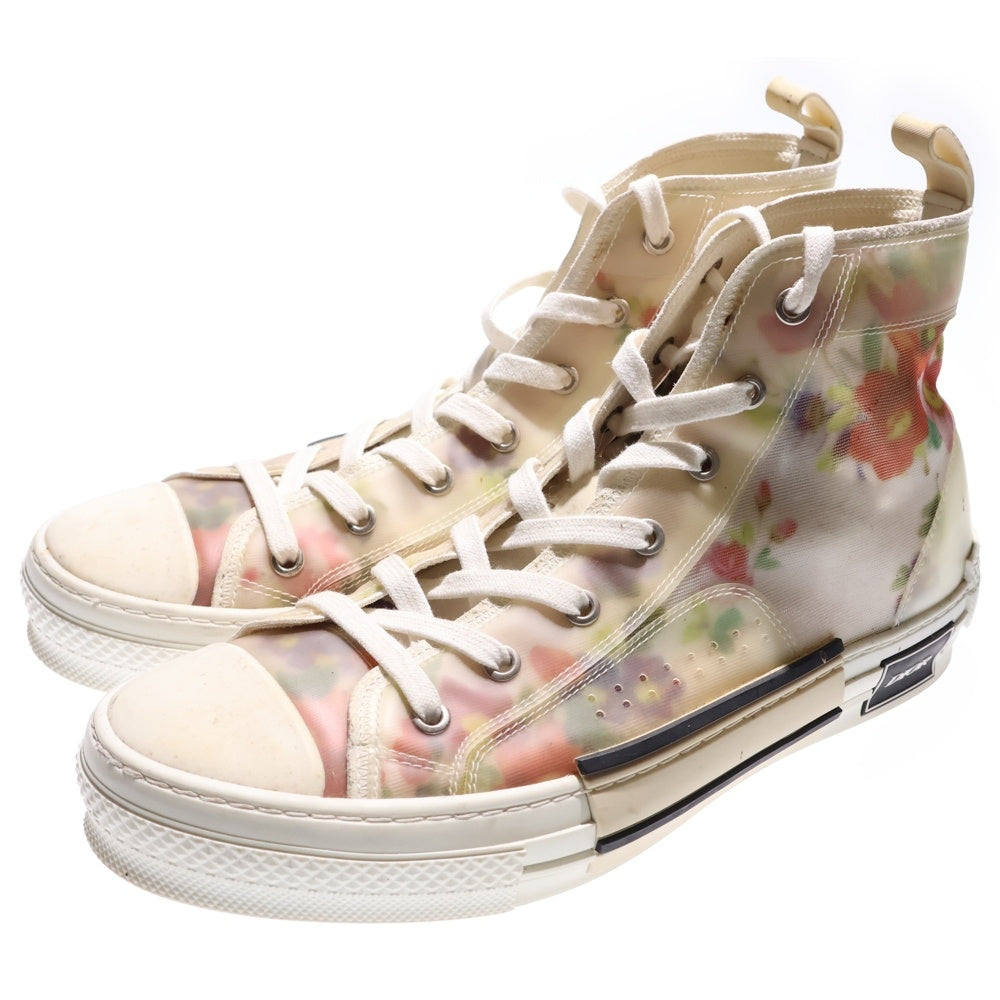 DIOR(ディオール) 19SS オブリークフラワーズ B23 ハイカットスニーカー シューズ 3SH118YJR 42/27cm