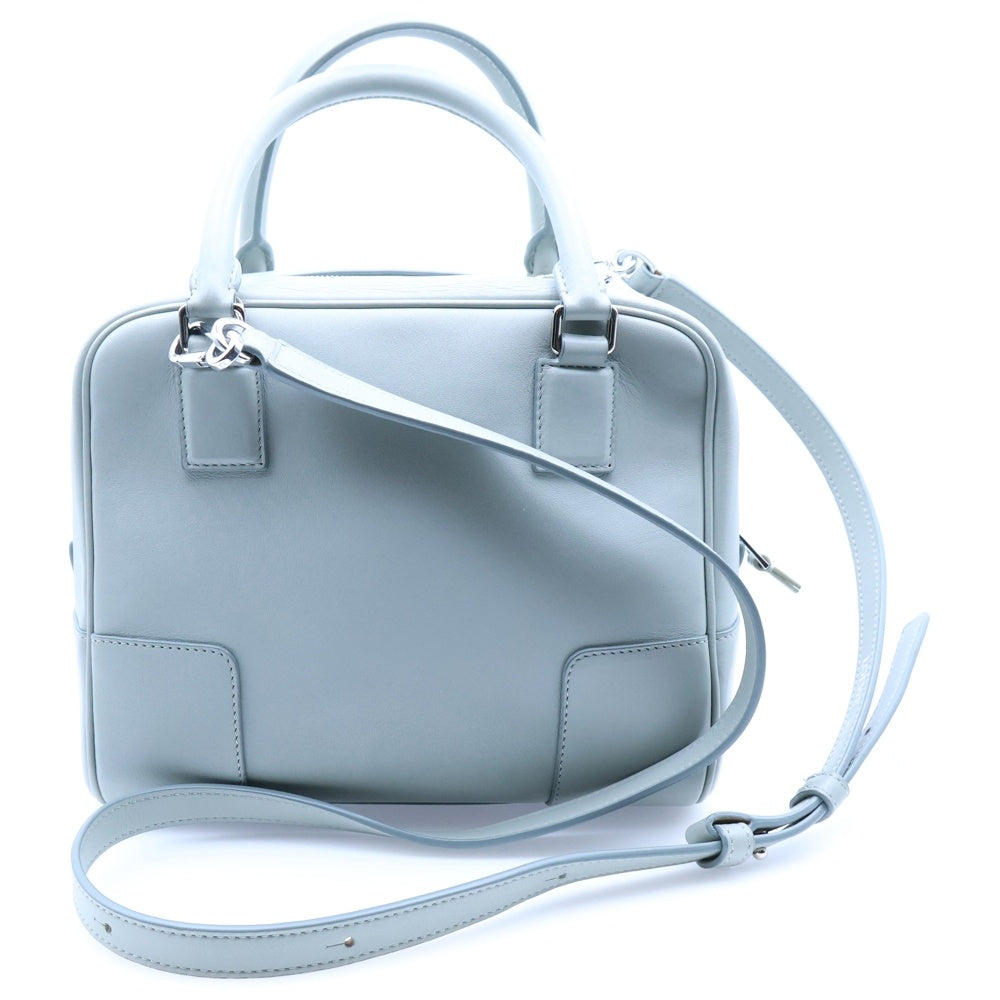 LOEWE(ロエベ) アマソナ19 2WAYハンドバッグ ショルダーバッグ ライトグリーン シルバー金具 レザー