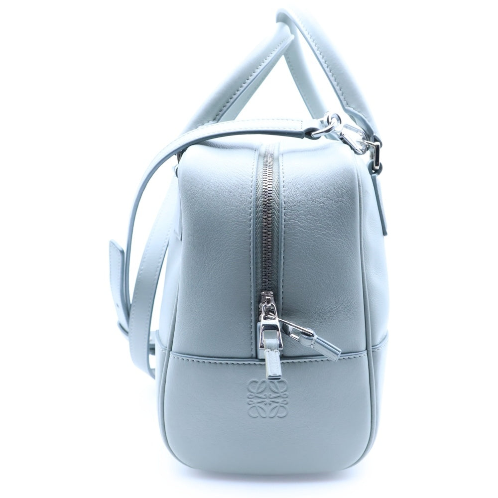 LOEWE(ロエベ) アマソナ19 2WAYハンドバッグ ショルダーバッグ ライトグリーン シルバー金具 レザー