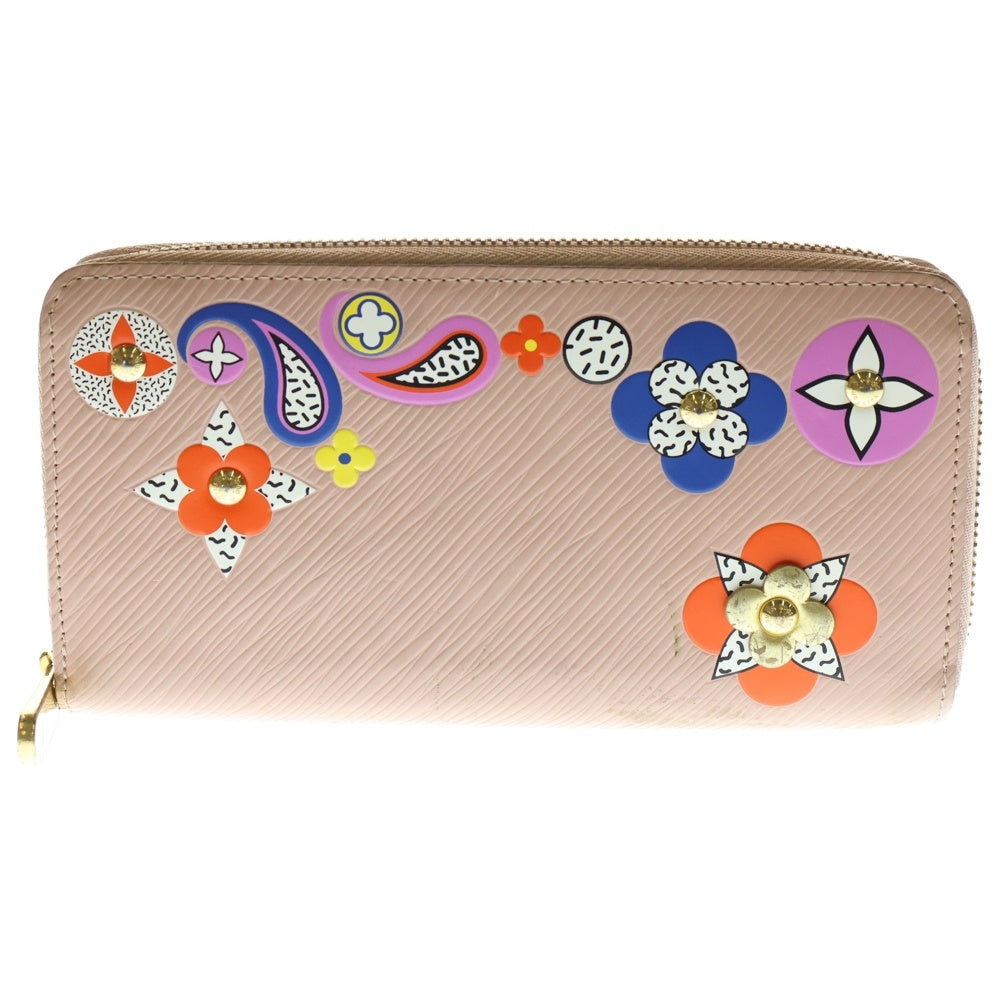 LOUIS VUITTON(ルイヴィトン) エピ モノグラムフラワー ジッピー・ウォレット ロングウォレット 長財布 ピンク ローズバレリーヌ ゴールド金具 M62067