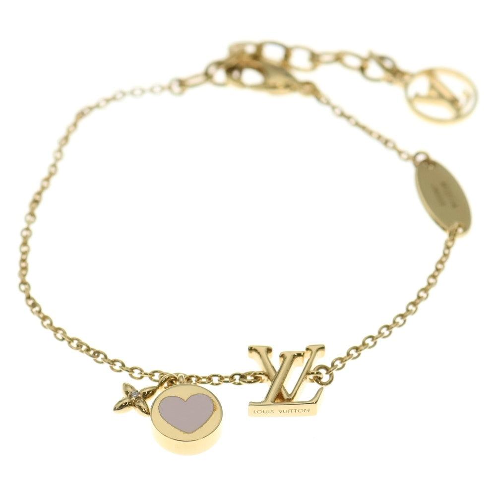 LOUIS VUITTON(ルイヴィトン) LVアイコニック ハート ブレスレット チェーン ゴールド M1211A