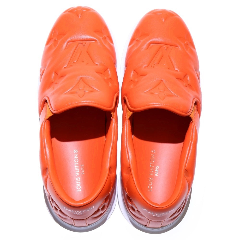 LOUIS VUITTON(ルイヴィトン) ビバリーヒルズライン モノグラム レザー スリッポン オレンジ 靴