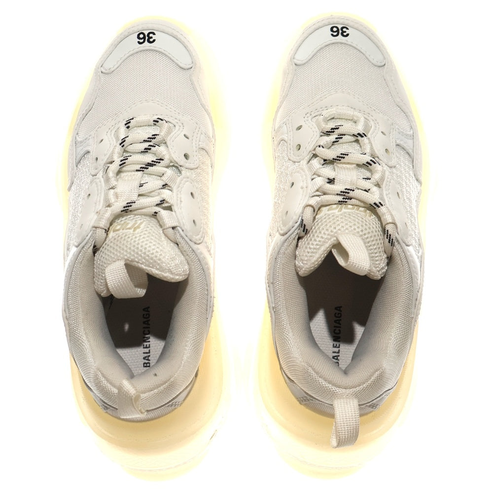 BALENCIAGA(バレンシアガ) Triple S トリプルエス クリアソール レースアップ ローカットシューズ スニーカー ホワイト レディース 544351