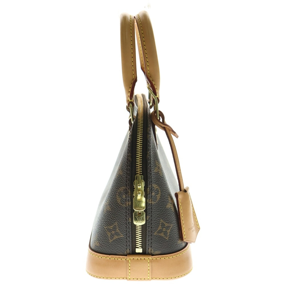 LOUIS VUITTON(ルイヴィトン) モノグラム アルマBB 2WAYバッグ ハンドバッグ ショルダーバッグ ブラウン レザー×PVC M46990 ゴールド金具