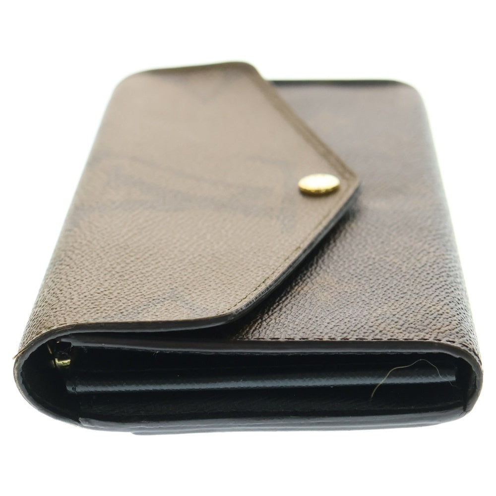 LOUIS VUITTON(ルイヴィトン) ポルトフォイユ サラ モノグラム ジャイアント リバース PVC レザー ロングウォレット 長財布 ゴールド金具 ブラウン M80726