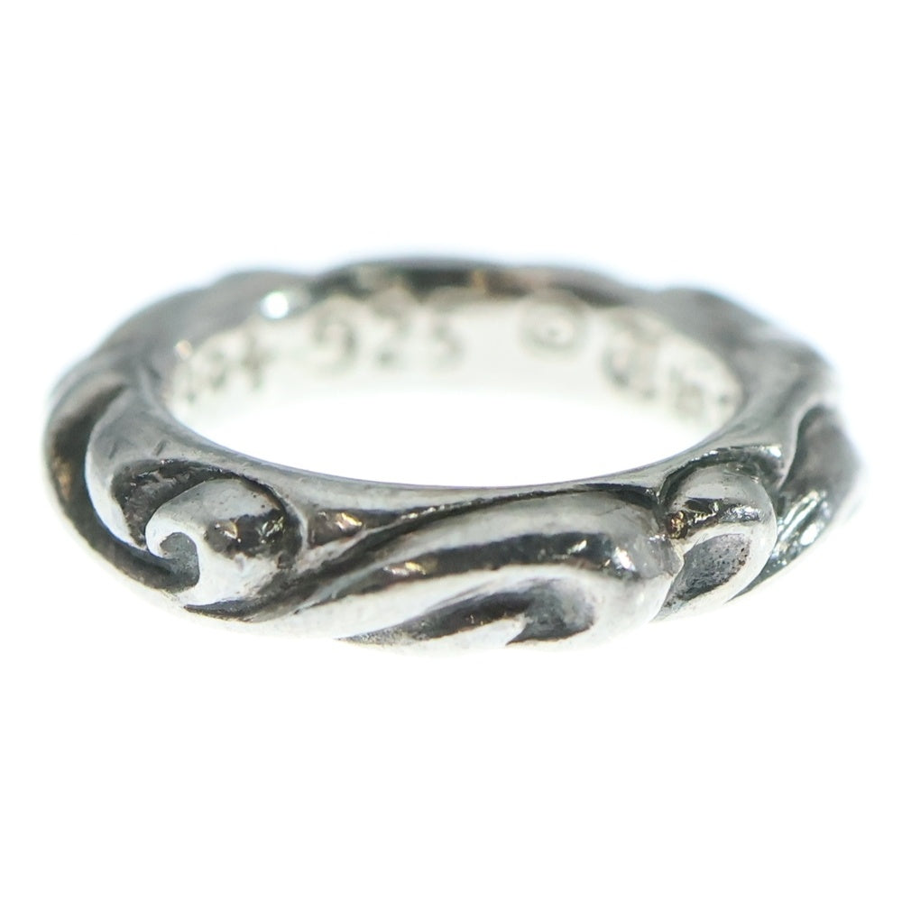 CHROME HEARTS(クロムハーツ) SCRL BAND スクロールバンド リング シルバー BCA351