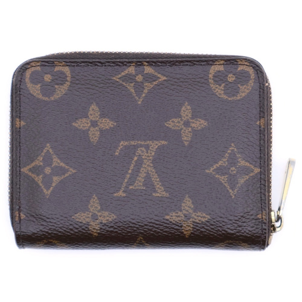 LOUIS VUITTON(ルイヴィトン) モノグラム ジッピーコインパース コインケース コンパクトウォレット 財布 ブラウン PVC M60067 ゴールド金具