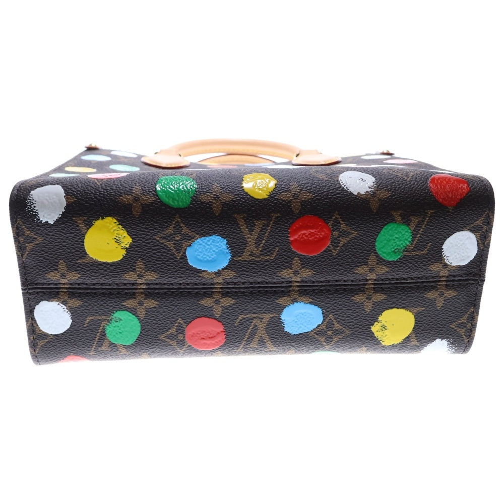 LOUIS VUITTON(ルイヴィトン) LV×YK モノグラム オンザゴーPM 2WAYバッグ ハンドバッグ ショルダーバッグ ブラウン×マルチカラー レザー×PVC M46380 ゴールド金具